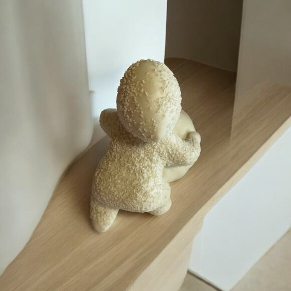 DEPT 56 SNOWBABIES PORCELAIN FIGURINE "I'M MAKING SNOWBALLS!" No Box READ - Picture 11 of 13